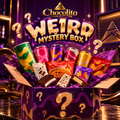 WEIRD MYSTERY BOX - 2 băuturi neobișnuite, 2 snack-uri sărate, un ramen coreean, un Kinder special, o ciocolată inedită, un Oreo special, un borcan cremă tartinabilă și o surpriză