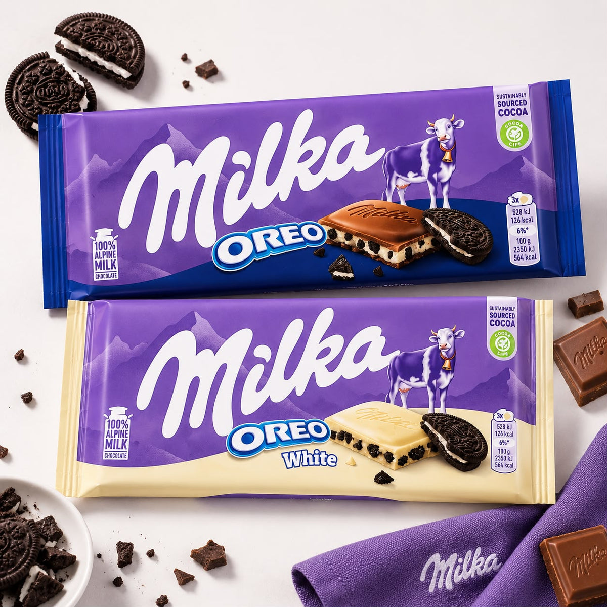 Milka Oreo Duo (Milka Oreo, Oreo White)