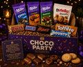 Choco Party (Milka Oreo, Milka Caramel, Milka Hazelnuts, Twix, Snickers, Mars, Bounty, Nutella Biscuits (166 g) și Toffifee )