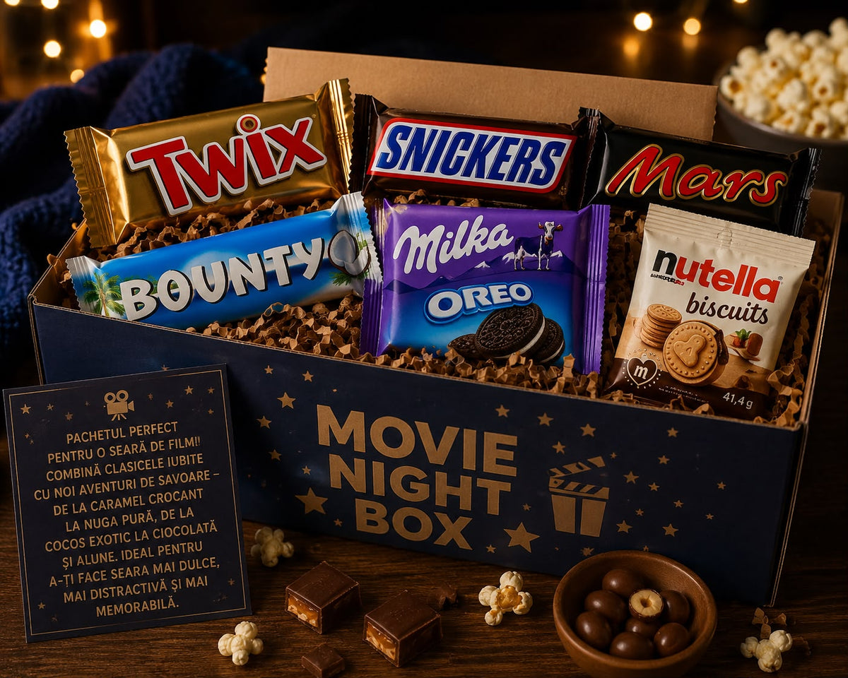 Movie Night Box (Twix, Snickers, Mars, Bounty, Milka Oreo, Nutella Biscuits 41,4 g)