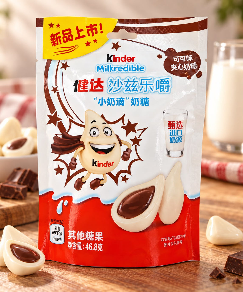 Kinder Milkredible Milk Chocolate Flavor - 46,8g