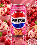 Pepsi Raspberry Ripple Flavour Zero Sugar, 330 ml